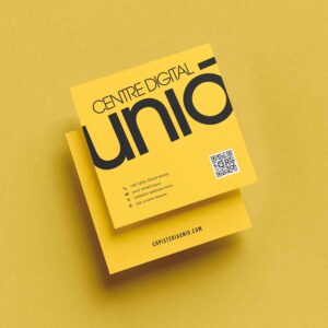 Tarjetas de visita cuadradas (55 x 55) - 100 unid.